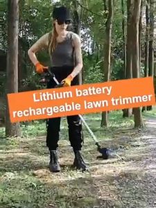 SANTINO Mesin Rumput Grass Cutter Machine (one year warranty)Grass Trimmer Lawn Mower Cordless Mesin Rumput Bateri