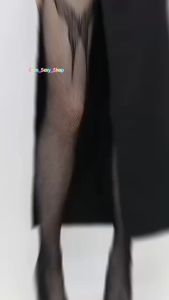 ถุงน่องตาข่าย ผีเสื้อใหญ่ เทรนใหม่ พิเศษ น่ารัก แซบๆ สวมถึงเอว สไตล์โลลิต้า แซบๆ 01SW-HSWXL