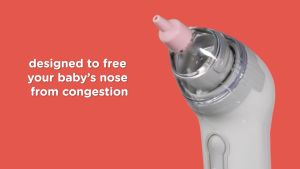 Tommee Tippee Nasal Aspirator Electric- Unblocks Stuffy Noses Baby