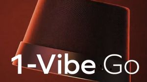 MOMAX 1-Vibe Go Smart Bluetooth Speaker Portable Magnetic Mini Speaker 360° Surround Sound Wireless Speaker Phone Stand IPX6