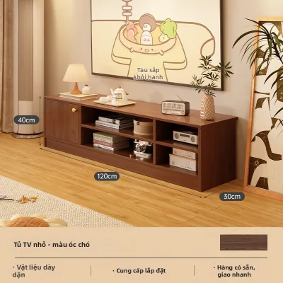 ZHUOHE | Tủ Kệ TV Phòng Khách Phong Cách Cổ Điển