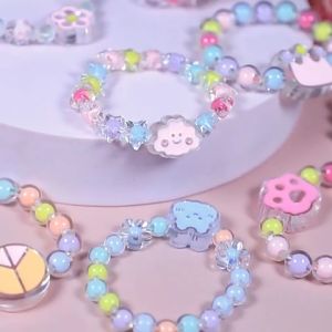 LAKOE Gelang Manik Anak Kartun Bracelets Jewelry Accessories Gelang Tangan Manik-Manik