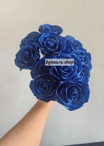 bunga satin / mawar satin tanpa glitter