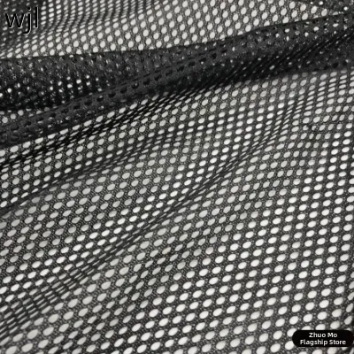 Soft Nylon Mesh Fabric Hexagonal Mosquito Net Material Handcraft DIY Performance Costume Netting Fabric Chinese Style Pure Color