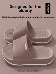 Anti-Slip Mens Slippers Indoor Bathing Thick Bottom Wear-Resistant Odor-Resistant Summer Slippers Casual Daily EVA Slippers
