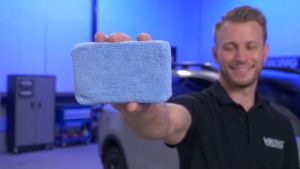[Span Waxing Microfiber] Coating Microfiber Applicator Block Waxing Polishing Microfiber Sponge Pad Sponge Pad 打蜡纤维海绵