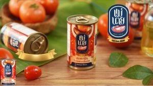 Fish Bite และ Maenaie ปลาซาร์ดีน ปลาแมคเคอเรล ในซอสมะเขือเทศ ขนาด 155g. 1กระป๋อง