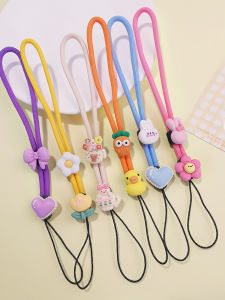 สร้อยข้อมือโทรศัพท์มือถือแบบสั้นทำมือ เครื่องประดับสัตว์เลี้ยงน่ารักสำหรับผู้หญิง สายคล้อง USB สายคล้องกล้อง CCD สายคล้องโทรศัพท์มือถือแบบป้องกันการสูญหาย