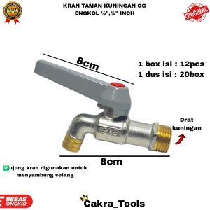 KRAN TAMAN KUNINGAN GAGANG ENGKOL 1/2" 3/4" INCH