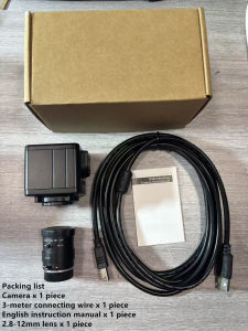 180fps 120fps 240fps USB Camera IMX317 4K 8MP High Speed Monochrome Mini USB BOX Webcam with 5-50mm Zoom Lens for Motion Capture