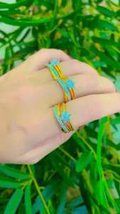 Cincin emas bangkok cop 916 persis ori