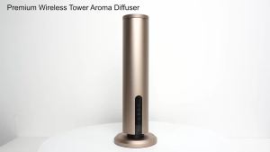 pdq | Waterless Essential Oil Diffuser Wireless Rechargeable Bluetooth Control – Cold Air Aromatherapy Scent Machine for Large Rooms