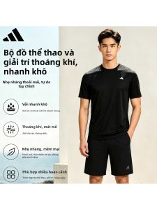 adidas | Bộ Đồ Thể Thao Hút Ẩm & Thoáng Khí Mùa Hè