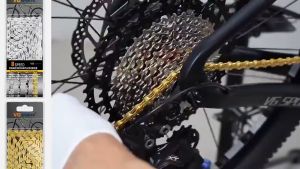 VG Sports Durable Bicycle Chain: 8, 9, 10 Speed Silver Gold Rainbow MTB Mountain Road Bike Chain