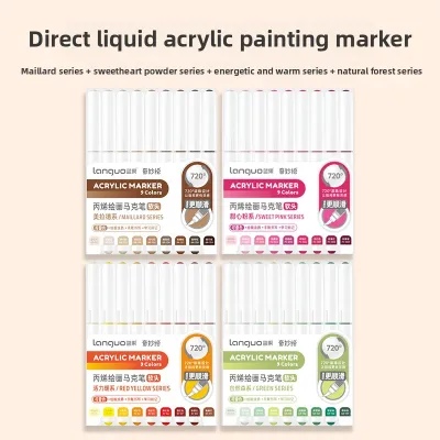 LANGUO | Hand-drawing Soft Tip Water-based Acrylic Marker for Cartoon Art
