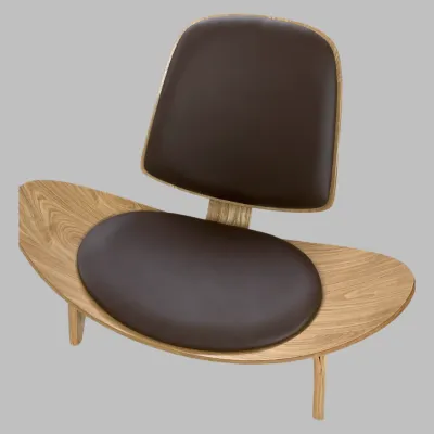 Artistic Comfortable Solid Wood Luxurious Creative Modern Single Sofa