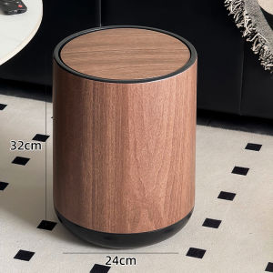 ถังขยะขนาดใหญ่สำหรับใช้ในบ้าน ถังขยะแบบฝาปิดได้ด้วยการสัมผัสสำหรับห้องครัว ห้องนั่งเล่น ห้องนอน ห้องน้ำ สีพื้นผิวแบบเรียบลื่น ความจุ 15 ลิตร