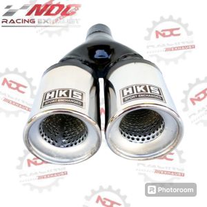 KNALPOT MOBIL RACING HKS CABANG CRHOM SUARA GAHAR UNTUK SEMUA JENIS MOBIL