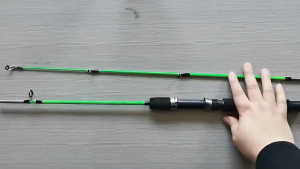Spinning Fishing Rod heavy fishing rod Eva Handle Portable Travel Fishing Pole 1.2M/1.5M 2 Section Super Strong for Freshwater Saltwater Fishing