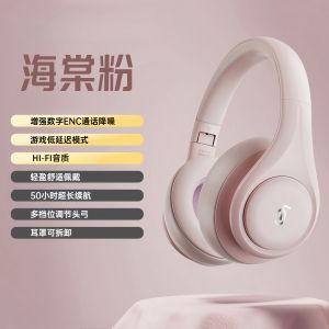UNMN P9 Overhead Wireless Bluetooth Headphones with Microphone Noise Reduction Long Standby Comfortable Wearing for Gaming Computers