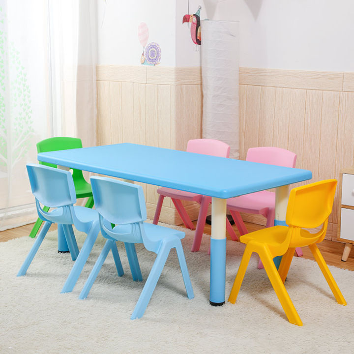 Kindergarten Tables and Chairs Adjustable Lifting Table Adjustable