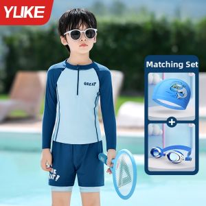 YUKE | Sun Protection Split Child Swimwear