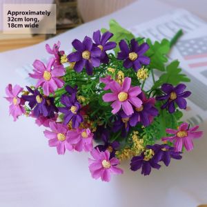 Simulation Ornamental Single Faux Chrysanthemum Coneflower
