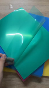 แฟ้ม ปกพลาสติก รายงาน เอกสาร ใส สี ขนาดA4 ทนทานต่อรอยขีดข่วน ปกแฟ้มพลาสติก ห่อหนังสือ โรงเรียน นักเรียน สำนักงาน YC