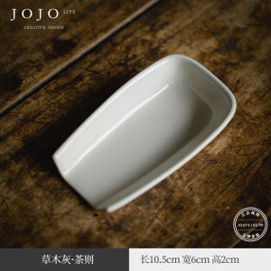 Creative Japanese Style Ceramic Tea Spoon Jojos L PD.Propel Mountain Peak Ash Tea Set for Home Use Dining Tableware