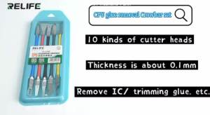 OPENING TOOLS CPU GLUE REMOVAL CROWBAR SET - ALAT CONGKEL IC RELIFE RL-049B