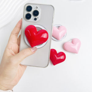 loving heart Phone Holder Socket Grip Support Magnetic and sticker two types Grip Tok Socket Bracket Girl Gift