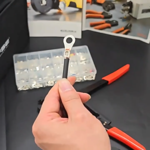 HS-16 1.25-16mm2 Crimping Pliers Cable Lug Crimper Tool Bare Terminal Crimper Hand tools for non-insulated cable links