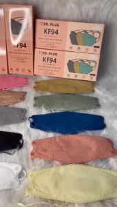 KF94 10pcs Pack Korea Adult Earloop KF94 Mask 4ply Fish Type Face Mask Non-Medical Ear Loop Pelitup Muka Dewasa