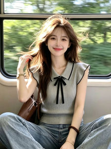CHOEFULYN | Chic Grey Collar T-shirt