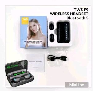 Headset Bluetooth Wireless TWS M10 V5.3 || TWS F9 V5 || Earphone