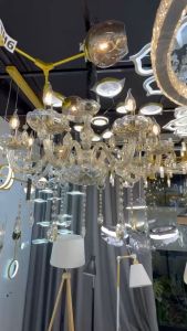 [ẢNH THẬT 100%] Đèn chùm MONSKY MESTA cổ điển trang trí nhà cửa sang trọng cao cấp