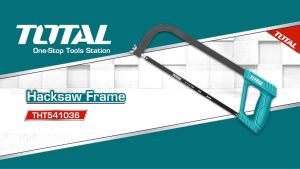 Cưa sắt Total THT541036 12 inch 30mm lưỡi cưa 24 TPI chất liệu cao cấp khung cưa sắt bền cứng cáp chịu lực - Thinksafe
