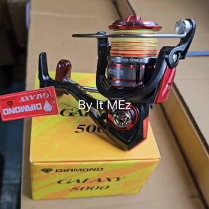 ของแท้ ราคาถูก ❗❗ รอกสปิน DIAMOND GALAXY 3BB พร้อมเอ็นในตัวพร้อมใช้งาน ทนทาน หมุนลื่น Spining Reel