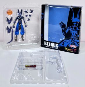 Bandai | Bandai SHF Dragon Ball Series Beerus God of Destruction Large Action Figure Collectible Display Piece Exclusive Boys Gift Scene