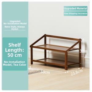 Bamboo Multi-layer Kitchen Storage Rack