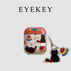 Cute Cat Patterned Wireless Bluetooth Earphone Case Female Style AirPods pro 3 4 Generation  Earphone Cover AirPods 1 2