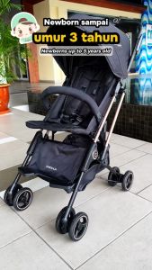 Crolla Fleex Baby Stroller Ultralight Weight Compact Cabin Size Stroller