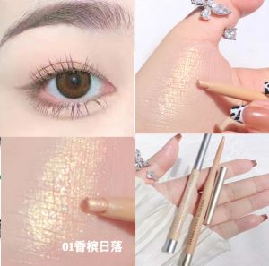 Diamond Glitter Eyeshadow Liner Pencil Face Makeup Highlighter Long lasting Matte Silkworm Eyeliner Pen