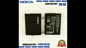 Baterai Nokia 2720 Flip 2720V TA-1168 / 8110 4G Lte Reborn 2019 TA-1048 Batre BV6A BV-6A Original