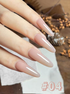 1pcs WS Y2K Nails Popular Colors Ice Transparent Nude Color Gel Nail Polish New Style White Gentle Nude Pink Nail Salon Nail Art