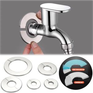 Vòi nước có thể tháo rời trang trí Bìa thép không gỉ ống nước tường Bìa tự dính điều hòa không khí vòi hoa sen nối cap