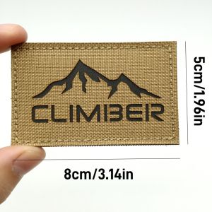1pc High-Visibility Reflective Mountaineering Patches - Hook and Loop Fasteners - Reusable Backpack Hat Stickers Fashionable