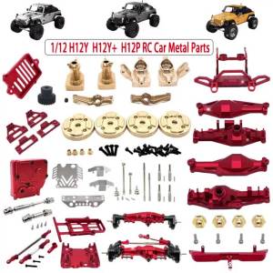 Phụ Tùng Nâng Cấp Kim Loại MJX HYPER GO H12Y H12Y+ H12P - Khớp Nối Giảm Xóc Thanh Kéo Cản Trước Sau Trục Truyền Động Dành Cho Phụ Kiện Xe RC
