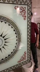 Thảm gạch chiếu nghỉ sàn men đẹp