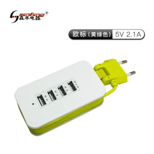 Mini Travel Portable American and European Standard Standard Conversion Multi-Port USB Socket with Line Mobile Phone Fast Charger Small Row Socket